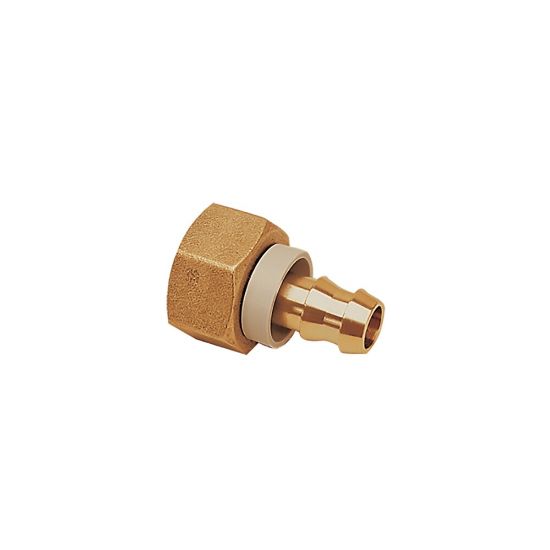 Picture of Quick-Acting Barbed Fitting With Brass Female Compression Fitting - 0132 18 66