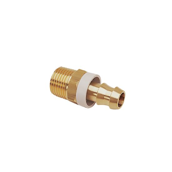 Picture of Quick-Acting Barbed Fitting With Brass Male BSPT Thread - 0134 66 21