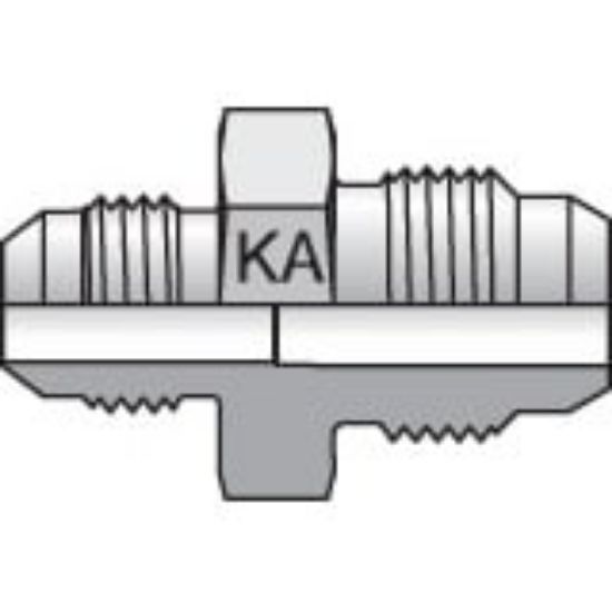 Picture of Komatsu 30° Flare, Metric Thread Adapters - 4-4XHMKAS