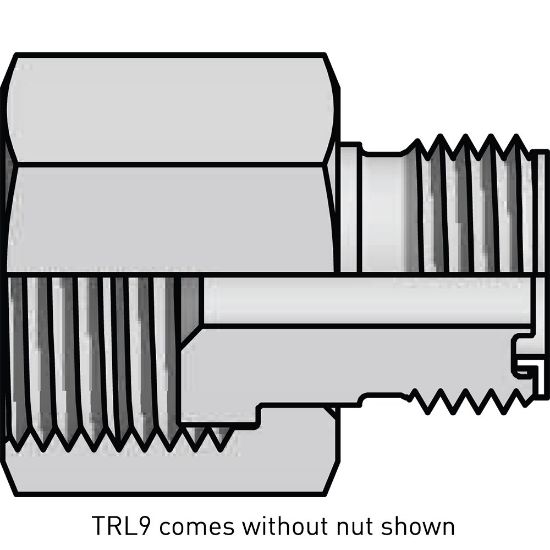 Picture of Seal-Lok Xtreme Metal Face Seal Tube Fittings and Adapters - 10-6 TRL9-SS ETS