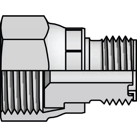 Picture of Seal-Lok Xtreme Metal Face Seal Tube Fittings and Adapters - 10-4 TRL9N-SS ETS