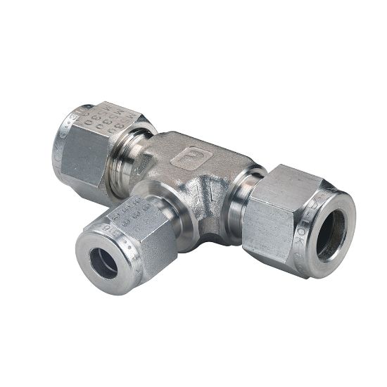 Picture of Parker Tube Fitting, Drop Size Tee - A-LOK Series - 10-8-8 JLZ-6MO-NSK