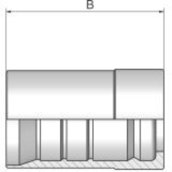 Picture of High Pressure ParLock Skive Fittings - V4 - V5 - V6 Series - 100V4-12