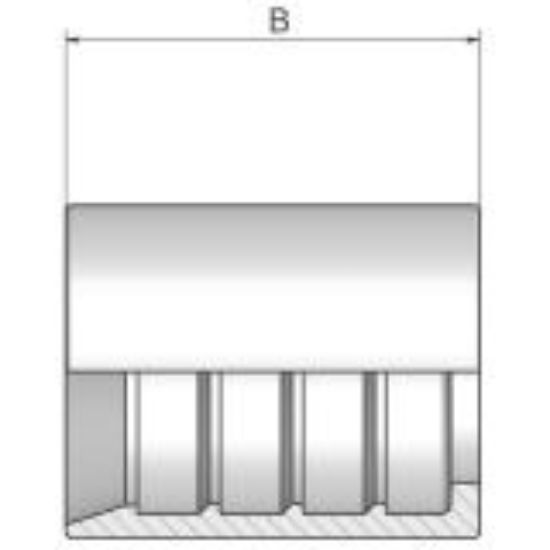 Picture of High Pressure ParLock Skive Fittings - VS Series - 100VS-8