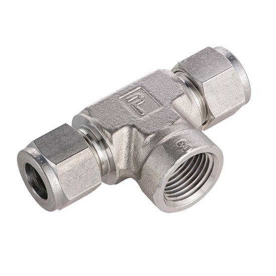 Picture of Parker Tube Fitting, NPT Female Branch Tee - A-LOK Series - 10FBT8N-S