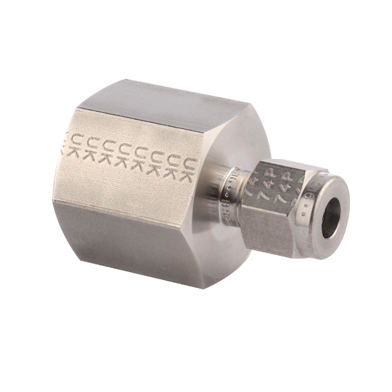 Picture of Parker Tube Fitting, NPT Female Connector - A-LOK Series - 12FSC8N-316L