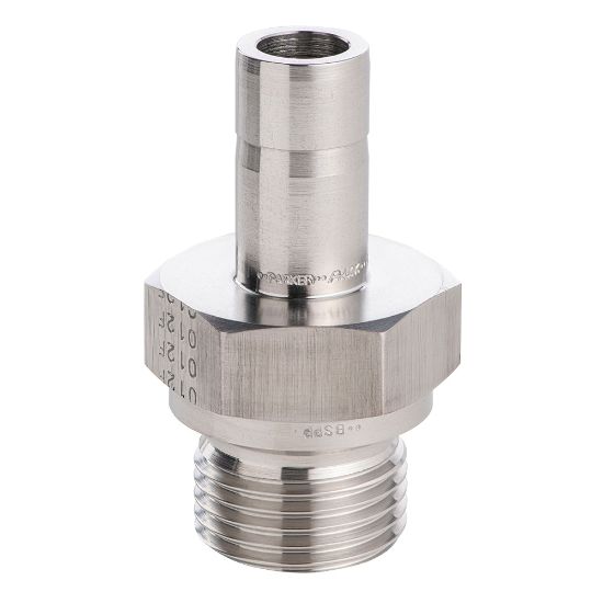 Picture of Parker Tube Fitting, BSPP Tube End Male Adapter with ED Seal - A-LOK Series - 16MA8R-ED-316