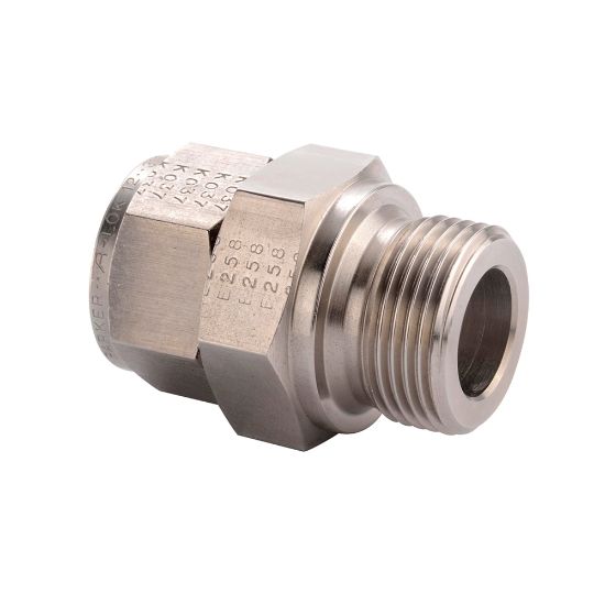 Picture of Parker Tube Fitting, BSPP Male Connector with ED Seal - A-LOK Series - 12MSC16R-ED-6MO