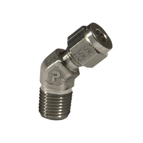 Picture of Parker Tube Fitting, NPT Male 45° Elbow - A-LOK Series - 16MVEL16N-B