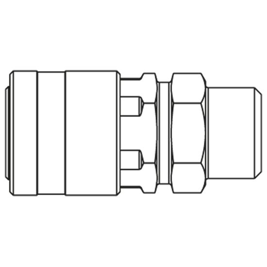 Picture of Premium Plus Quick Coupling - Scandinavian Profile - Series 1100 - 1100KAAW13MPC