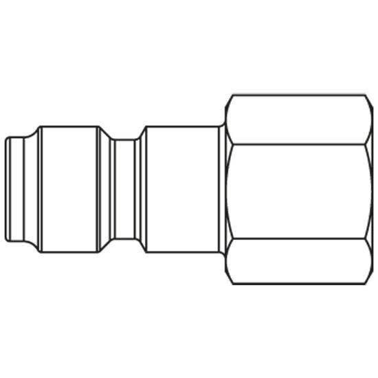 Picture of Premium Plus Quick Coupling - Scandinavian Profile - Series 1100 - 1100SFIW10SXZ