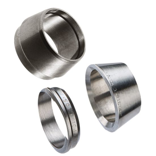 Picture of Front and Back Ferrule Sets for Single and Two Ferrule Tube Fittings - 4 ALOK-316-SET-OXY