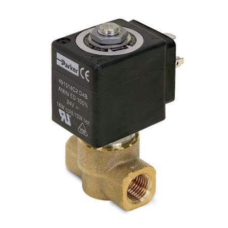 Picture for category Parker 2-Way Normally Closed, Low-Lead Brass Solenoid Valves