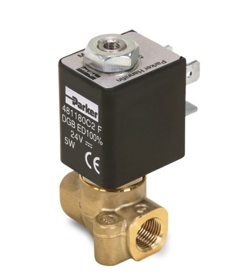 Picture of W Series Low Lead Brass Solenoid Valves - 121WH1015 WB5.0 24V DC