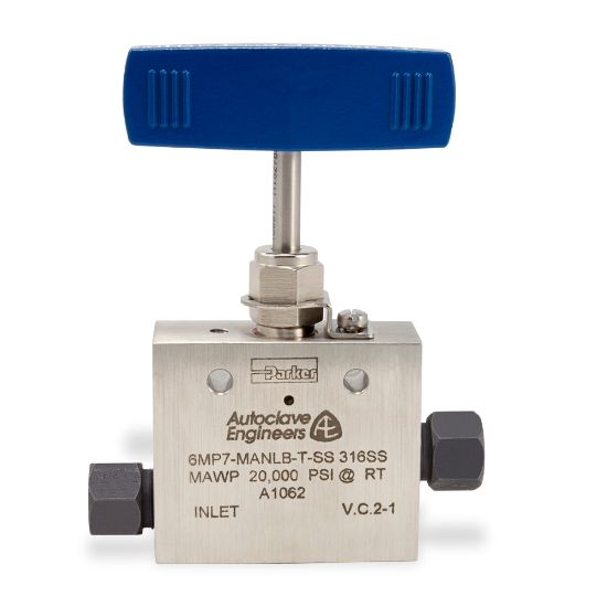 Picture of Needle Valves, 15,000 PSI - MAN Series - 4MP7-MANLB-T-SS