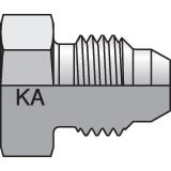 Picture of Komatsu 30° Flare, Metric Thread Adapters - 16PNMKAS