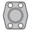 Picture of 4-Bolt Hydraulic Flanges and Components - 8PQ1BSXK