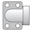 Picture of 4-Bolt Hydraulic Flanges and Components - 12W7EQ1BSX