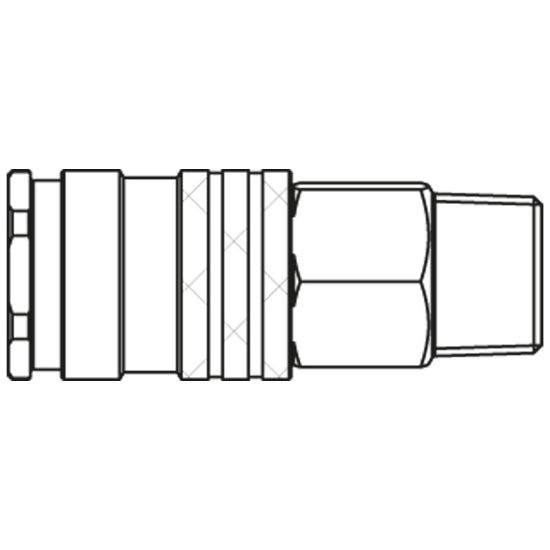 Picture of Premium Plus Quick Coupling - Scandinavian Profile - Series 1300 - 1300KAAK13MPN