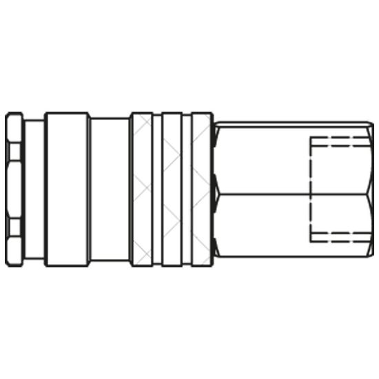 Picture of Premium Plus Quick Coupling - Scandinavian Profile - Series 1300 - 1300KAIW13EVX