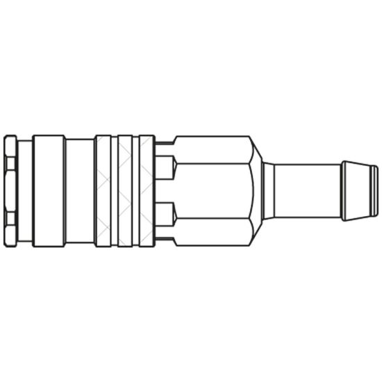 Picture of Premium Plus Quick Coupling - Scandinavian Profile - Series 1300 - 1300KATF08MPN