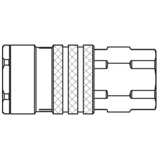 Picture of Premium Plus Quick Coupling - Scandinavian Profile - Series 1300 - 1300KBIW17MPN