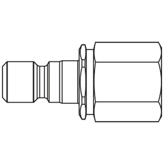 Picture of Premium Plus Quick Coupling - Scandinavian Profile - Series 1300 - 1300SBIW13EVX