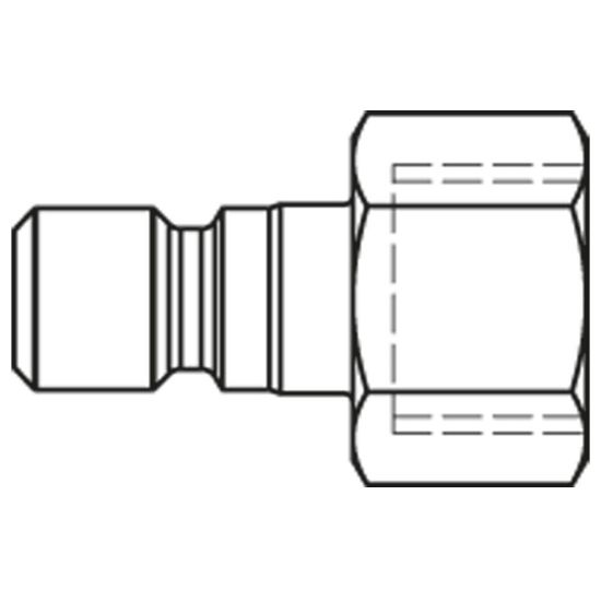 Picture of Premium Plus Quick Coupling - Scandinavian Profile - Series 1300 - 1300SFIW17SXZ