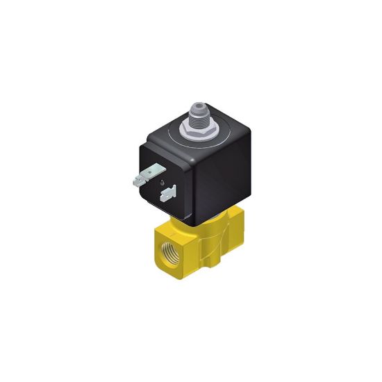 Picture of Parker 3-Way Normally Open, 1/4" General Purpose Solenoid Valves - 132K03-495905C2