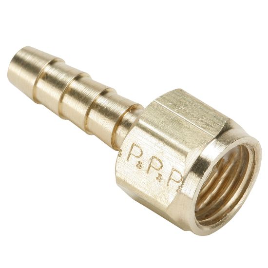 Picture of Brass Hose Barb Fittings - 146HBLFSV-6-6