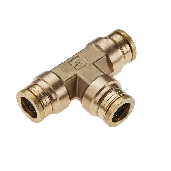 Picture of Air Brake D.O.T. composite & brass push-to-connect fittings - PTC & PTCR - 164PTC-6-6-4