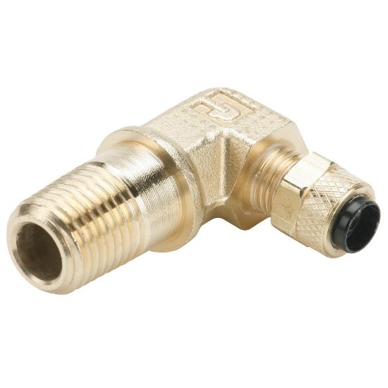 Picture of Brass Compression Fittings for Thermoplastic and Soft Metal Tubing - Poly-Tite. - 169LP-4-4