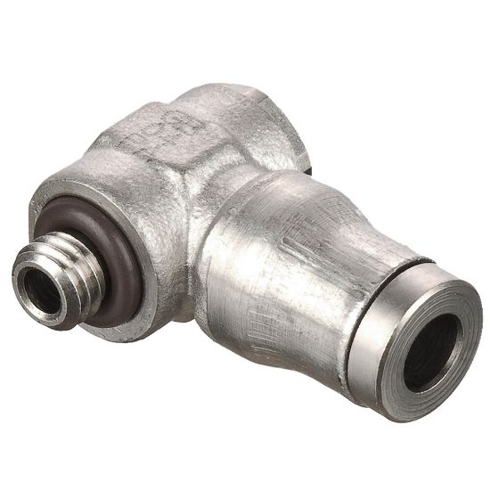 Picture of Electroless Nickel Plated Brass Push-to-Connect Fittings - Prestolok PLM - 169PLMBJ-6M-M5