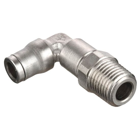 Picture of Electroless Nickel Plated Brass Push-to-Connect Fittings - Prestolok PLM - 169PLMX-6M-2R