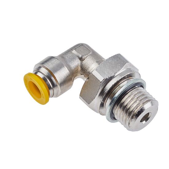 Picture of Push-to-Connect Nickel Plated Instant Fittings - Prestolok PLP Metal - 169PLP-8M-4G