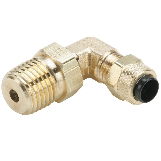 Picture of Brass Compression Fittings for Thermoplastic and Soft Metal Tubing - Poly-Tite. - 169PS-4-4