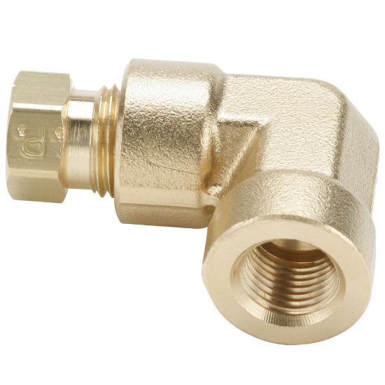 Picture of Brass flareless tube fitting, Hi-Duty - 170HD-4-4