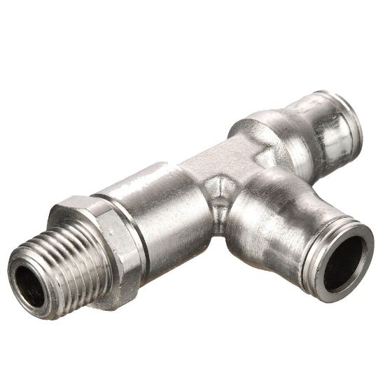 Picture of Electroless Nickel Plated Brass Push-to-Connect Fittings - Prestolok PLM - 171PLM-6-8