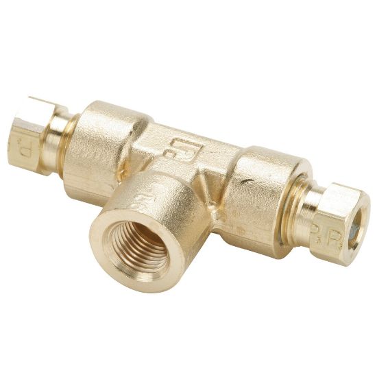 Picture of Brass flareless tube fitting, Hi-Duty - 177HD-6-4