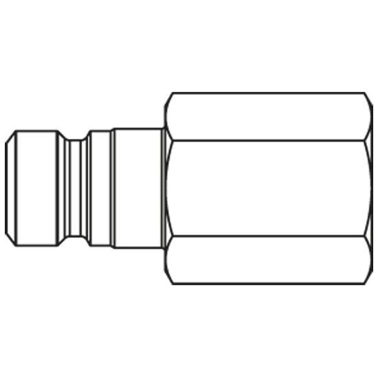 Picture of Premium Quick Coupling - Scandinavian Profile - 1800 Series - 1800SBAN21MPC