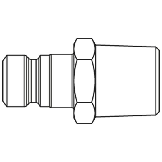 Picture of Premium Quick Coupling - Scandinavian Profile - 1800 Series - 1800SBIW26MPC