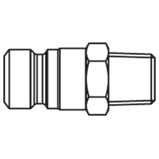 Picture of Premium Quick Coupling - Scandinavian Profile - 1800 Series - 1800SFAW17EXX