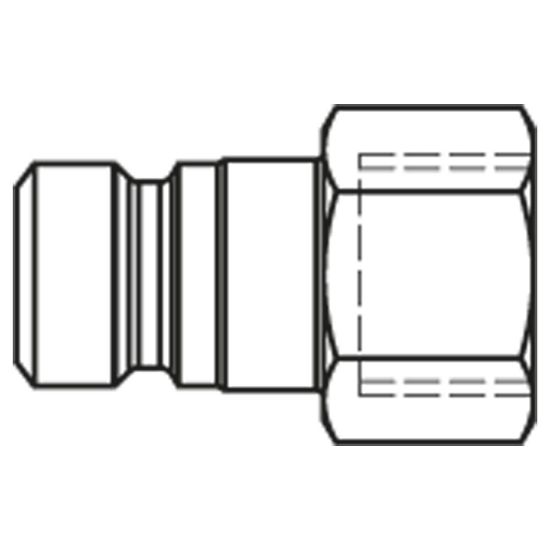 Picture of Premium Quick Coupling - Scandinavian Profile - 1800 Series - 1800SFIW21SXZ