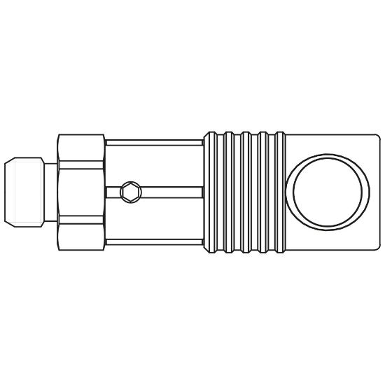 Picture of Safety Push Button Quick Coupling, Series KP - 18KPAW13APX