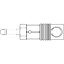 Picture of Safety Push Button Quick Coupling, Series KP - 18KPTF06APX