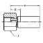 Picture of Crimped Thermoplastic UHP Hose Fittings, 8X Series - 1928X-6-06C