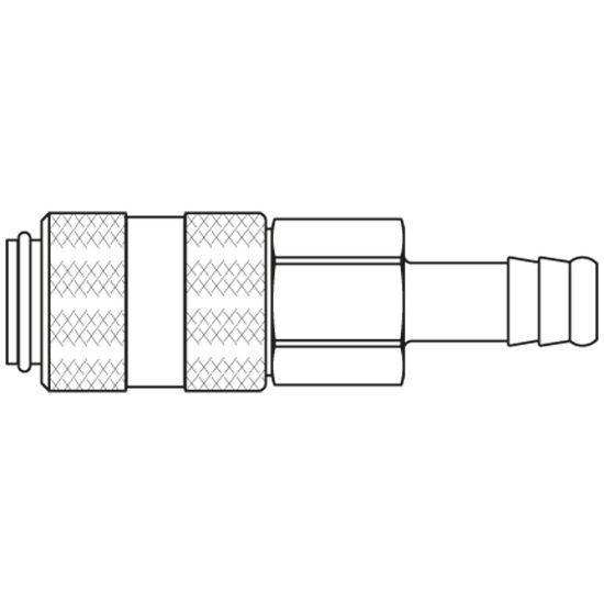 Picture of Premium Quick Coupling with English Industrial Profile, Series 19 - 19KATF10MPX