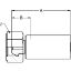 Picture of Crimped Thermoplastic UHP Hose Fittings, BL Series - 1AYBL-11-08