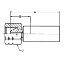 Picture of Crimped Thermoplastic UHP Hose Fittings, LX Fitting Series - 1AYLX-16-12