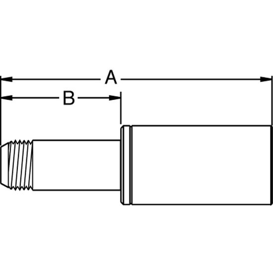 Picture of Crimped Thermoplastic Oil & Gas Hose Fittings, UX Series - 1Y2UX-9-06C